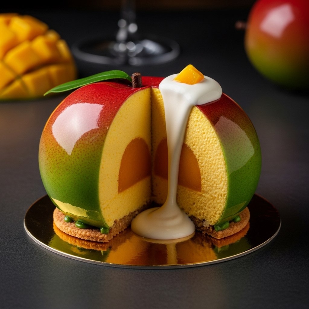 DESSERT TROMPE-L'OEIL MANGO ATELIER ILLUSION