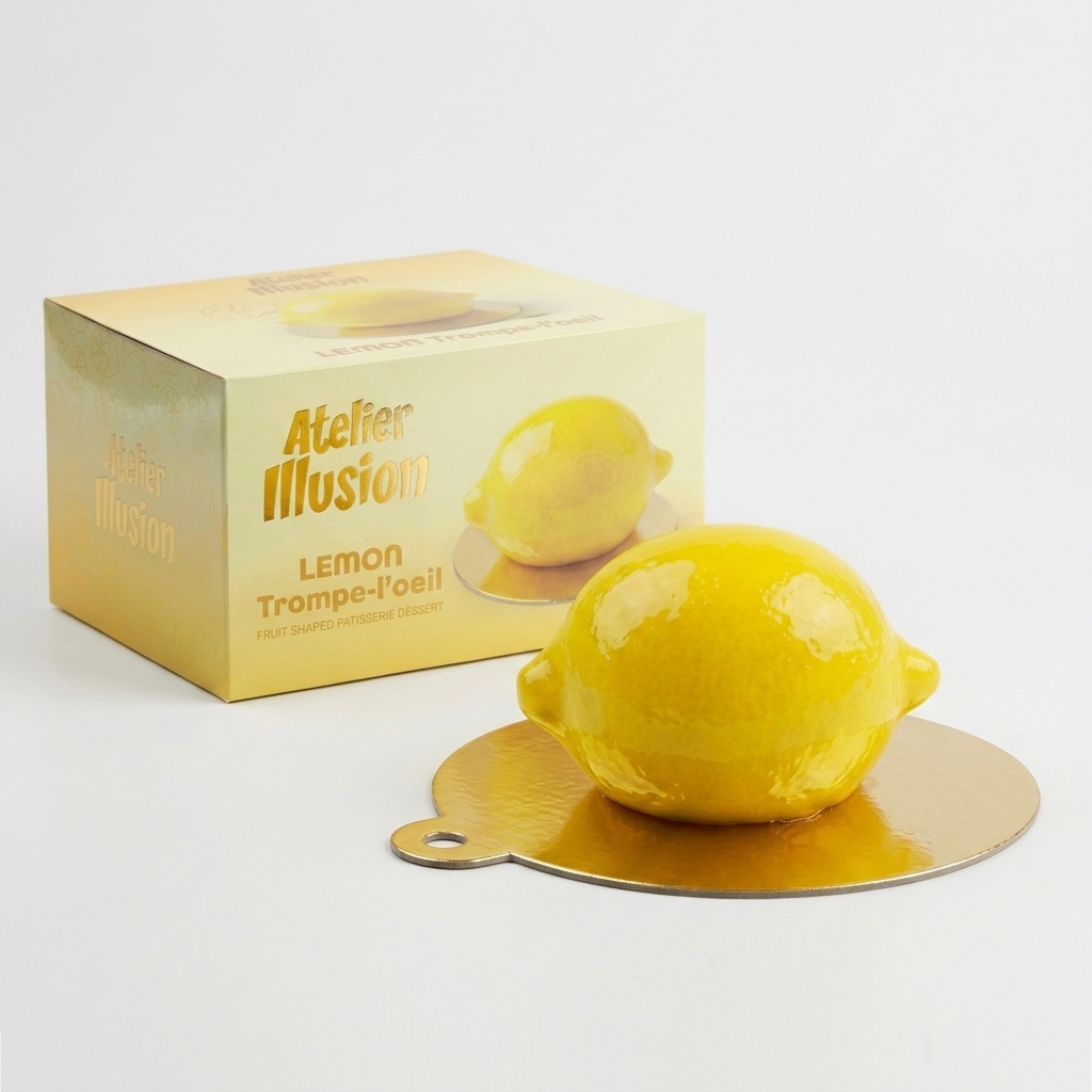 Dessert Trompe-l'Oeil Limone — Atelier Illusion