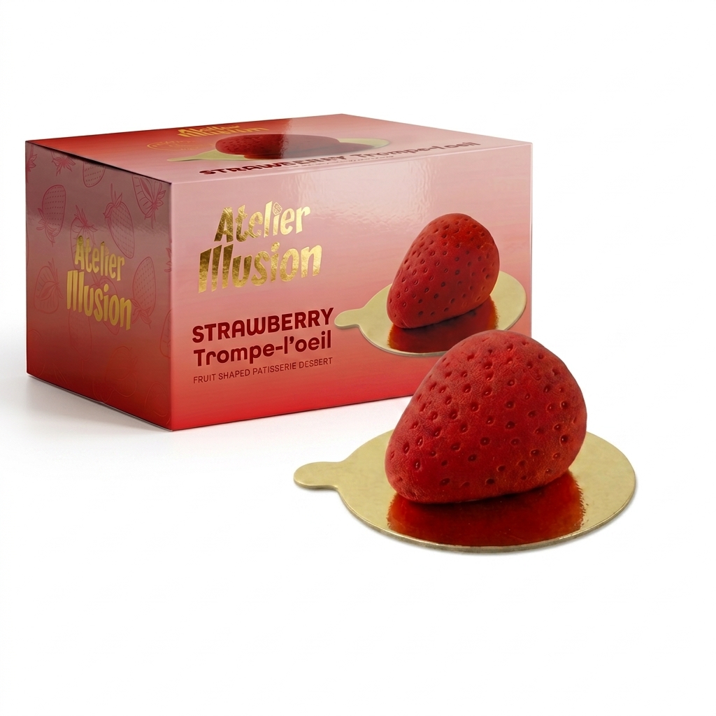 DESSERT TROMPE-L'OEIL FRAGOLA ATELIER ILLUSION