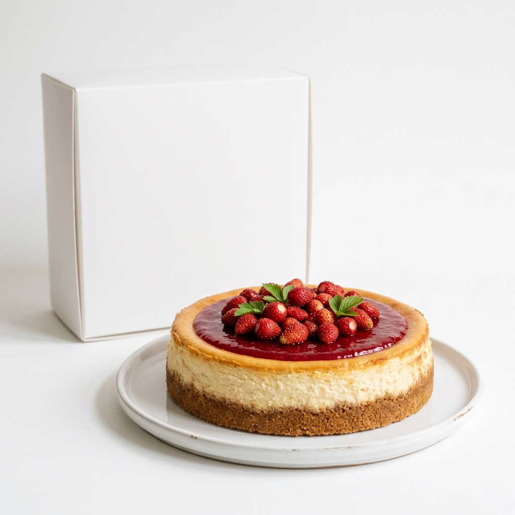 [PS-TOR08] Torta Cheese Cake alle Fragoline di Bosco 1,23 kg — Effepi