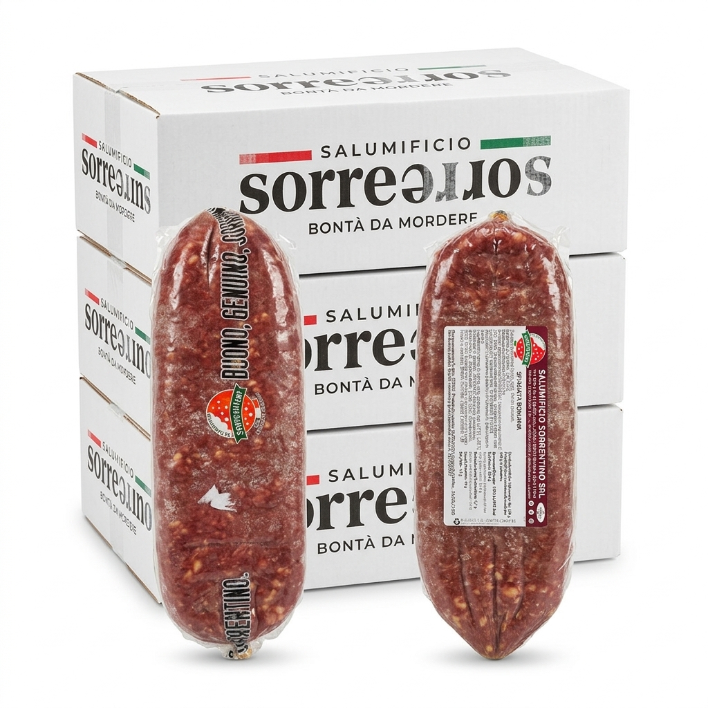 [SORR-1223RI] Spianata Romana Intera Sottovuoto 1 kg — Sorrentino
