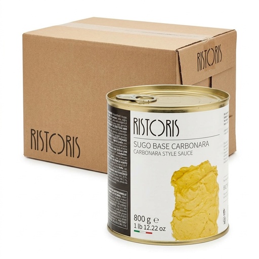 Carbonara Sauce Base 800 g (4/4 Can) — Ristoris