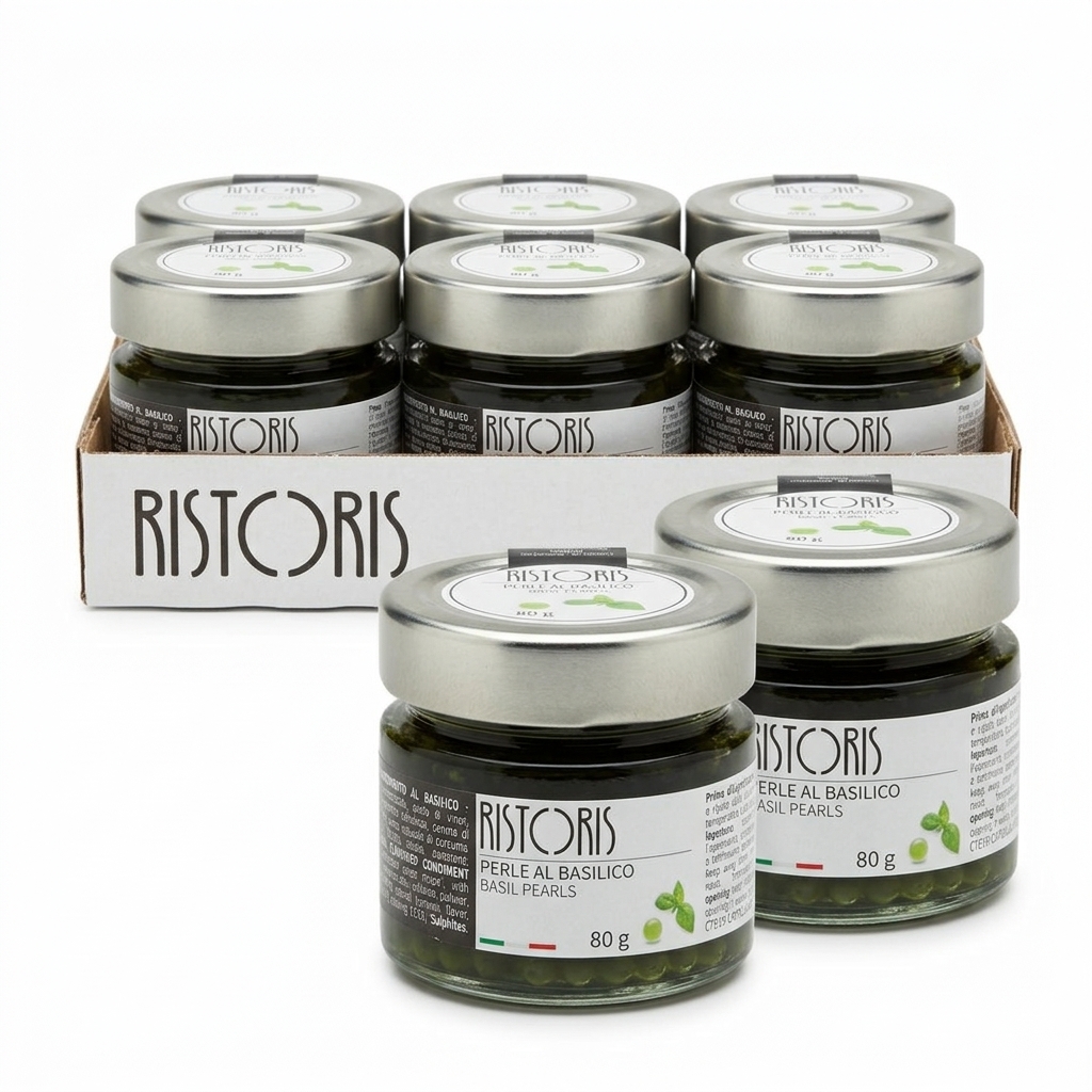 Perle al Basilico Vasetto 80 g — Ristoris