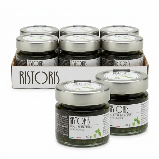 Basil Pearls Jar 80 g — Ristoris