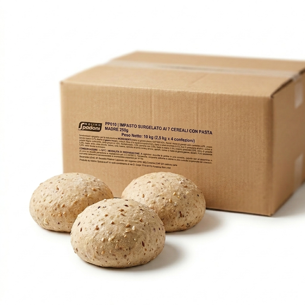 BOCCE PER PIZZA 7 CEREALI 40X250G 10KG CRT POL