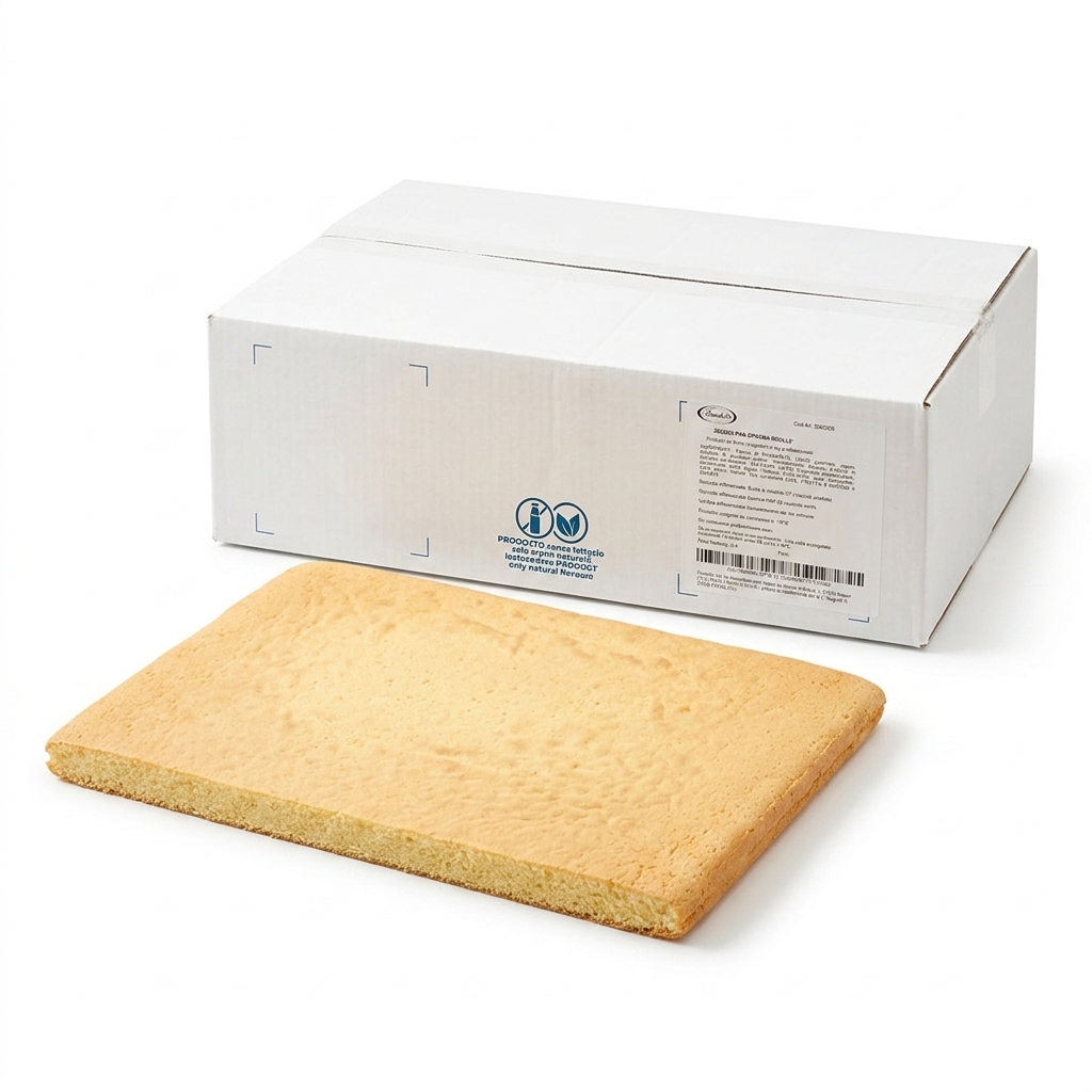 ROLLED SPONGE CAKE SHEET 58X38 400G 12PCS POLO