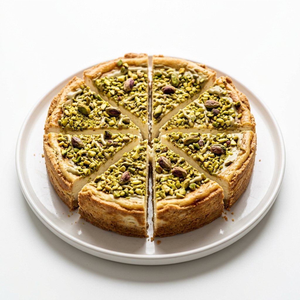 [TOR52] TORTA RICOTTA DI BUFALA E PISTACCHIO PZ EFF