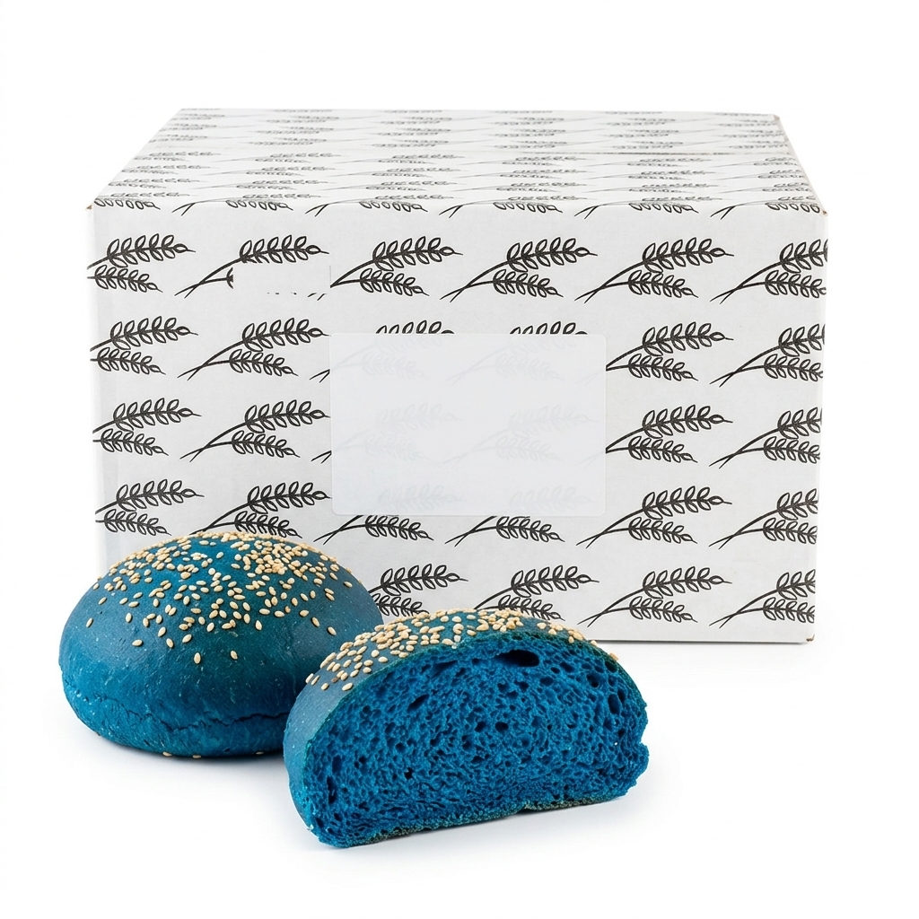 Pane Hamburger Bun Blu Marea 90 g (Cartone 36 pz / 3 kg) — Desalpes