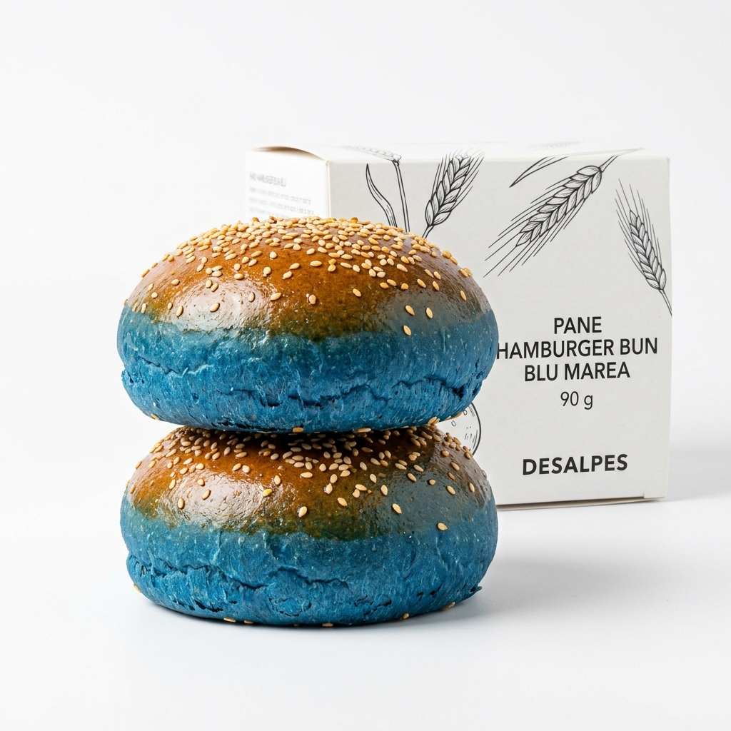 Pane Hamburger Bun Blu Marea 90 g (Cartone 36 pz / 3 kg) — Desalpes