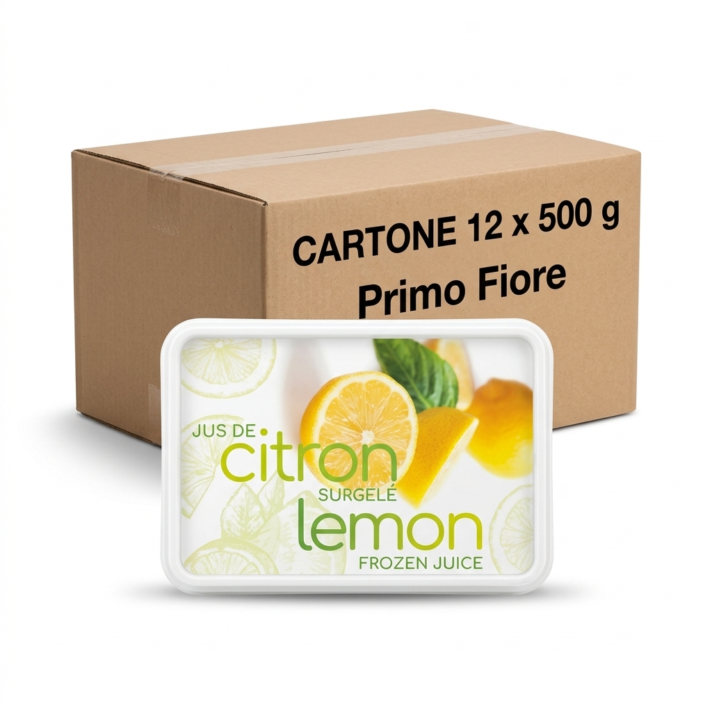 Succo di Limone Surgelato 500 g (Cartone 12 x 500 g) — Primo Fiore