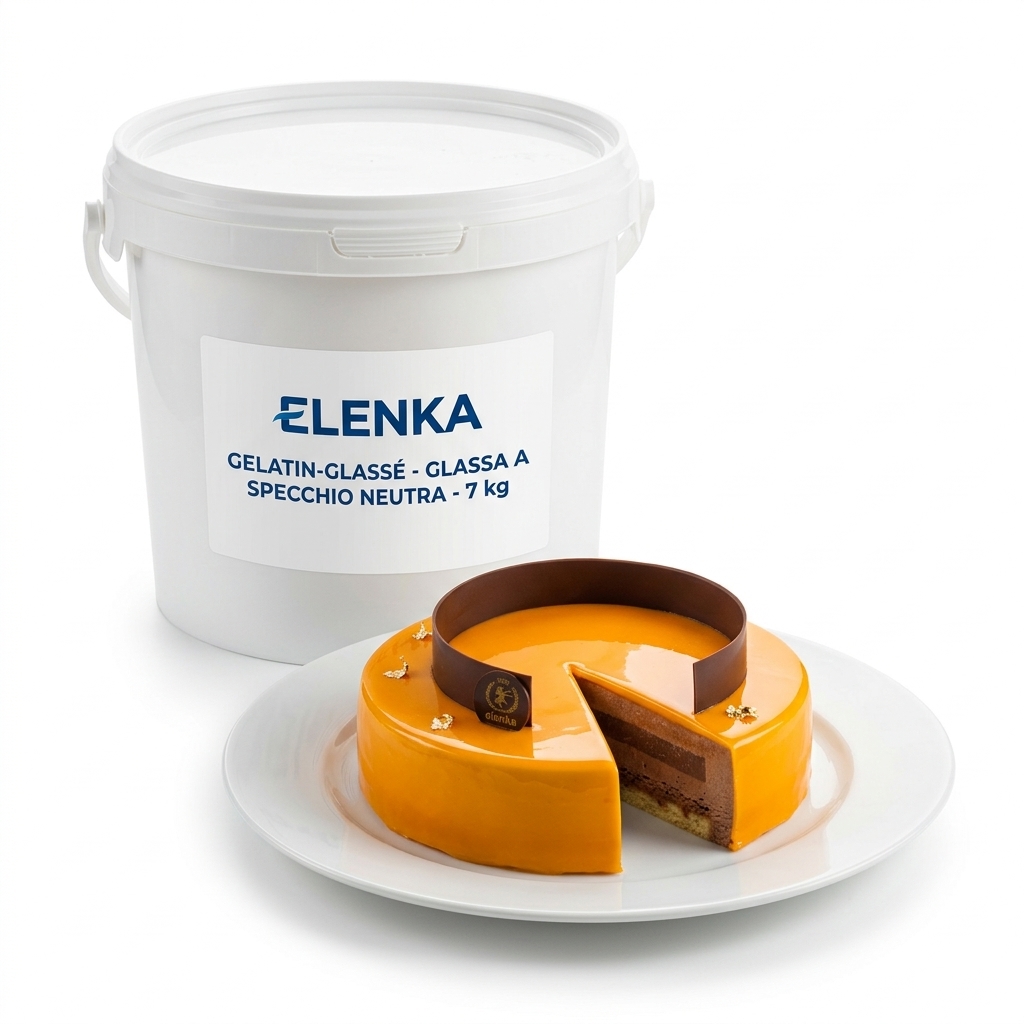 [165] Gelatin-Glassé Glassa a Specchio Neutra 7 kg — Elenka
