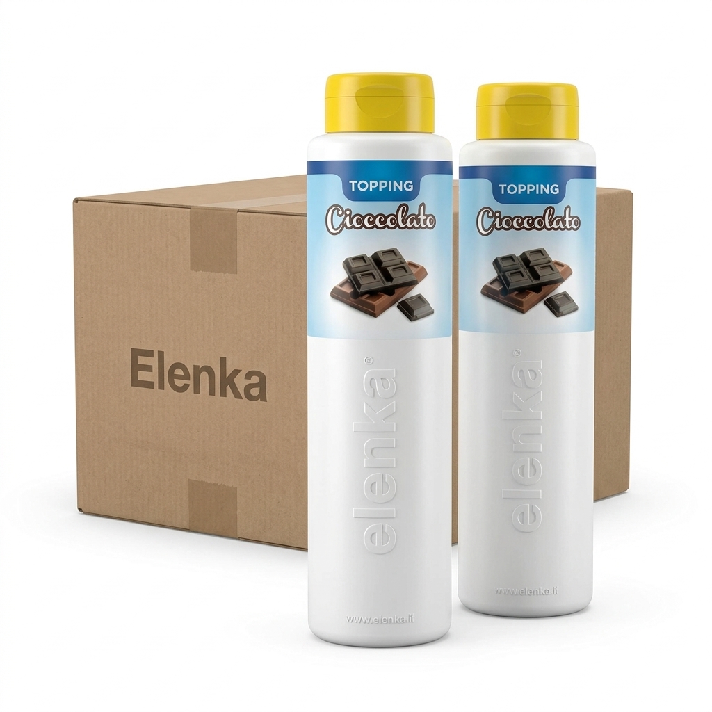 [305] Salsa Cioccolato Topping 1 kg (Cartone 10 kg) — Elenka