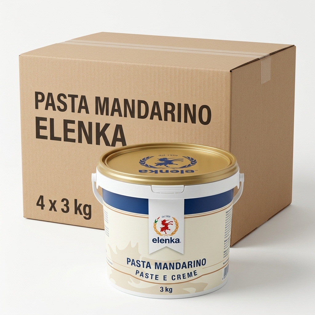[412] Pasta Mandarino 3 kg (Cartone 12 kg) — Elenka