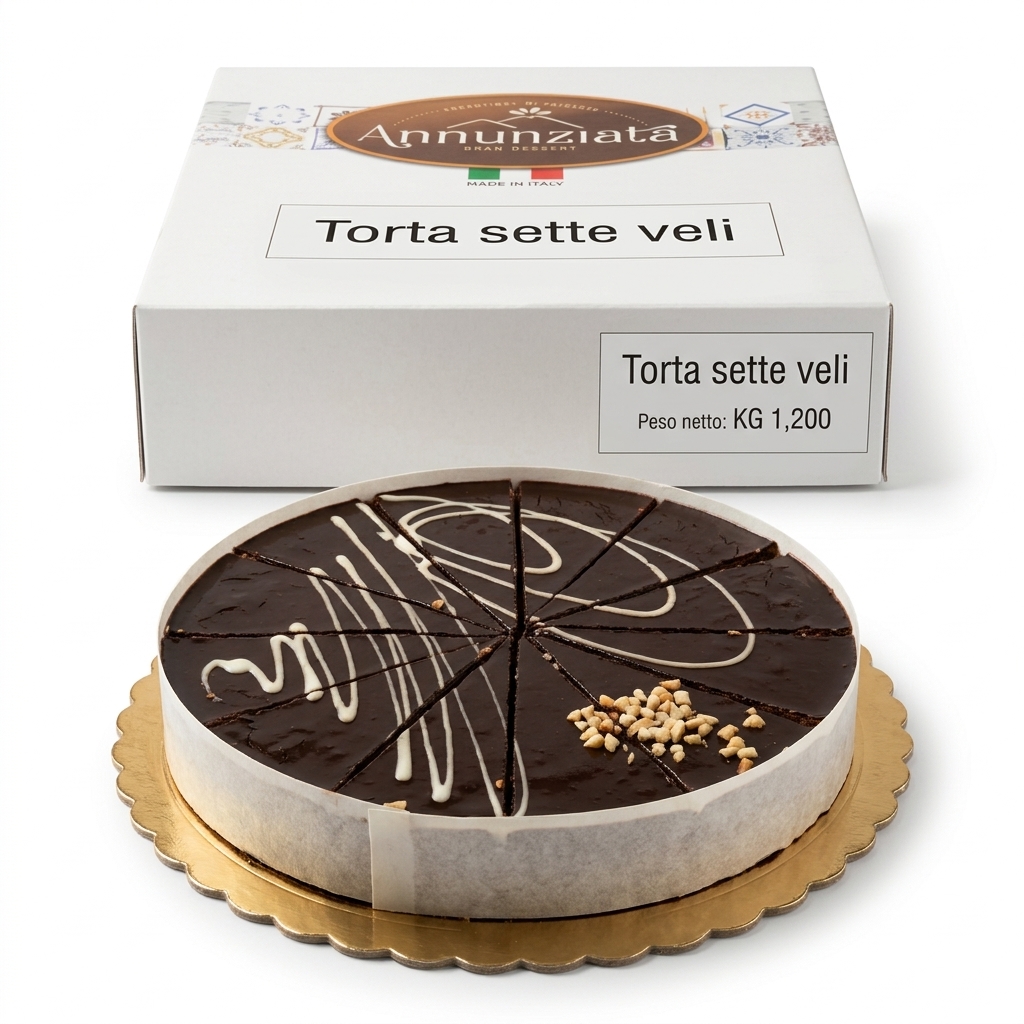 Torte Sette Veli Vorgeschnitten 12 Stück ca. 1.2 kg ANN