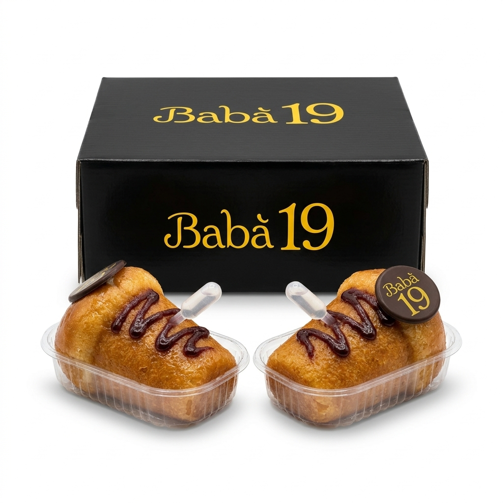 Baba 19 Amarena Cream Single Portion approx. 130 g (Carton 6 pcs) ANN