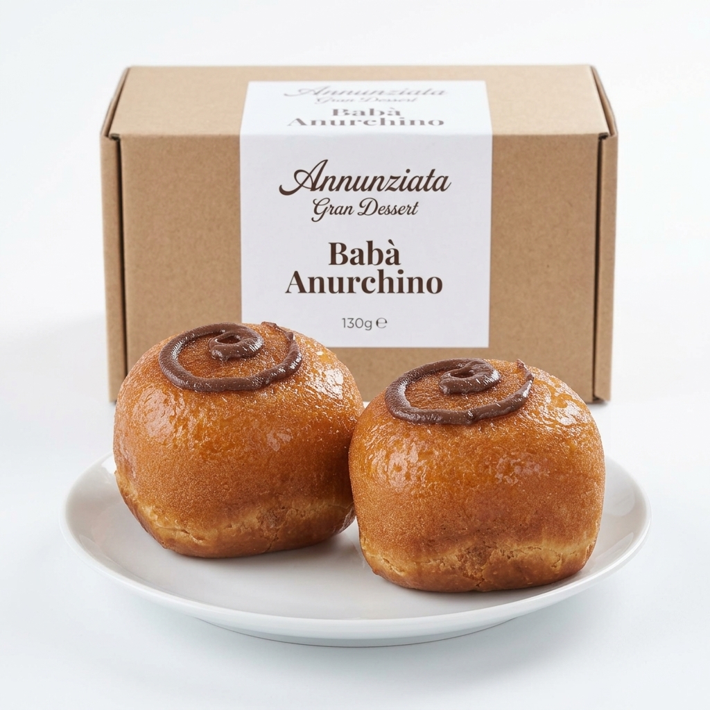 Baba 19 Mela Annurca Monoporzione 130 g (Cartone 6 pz) ANN