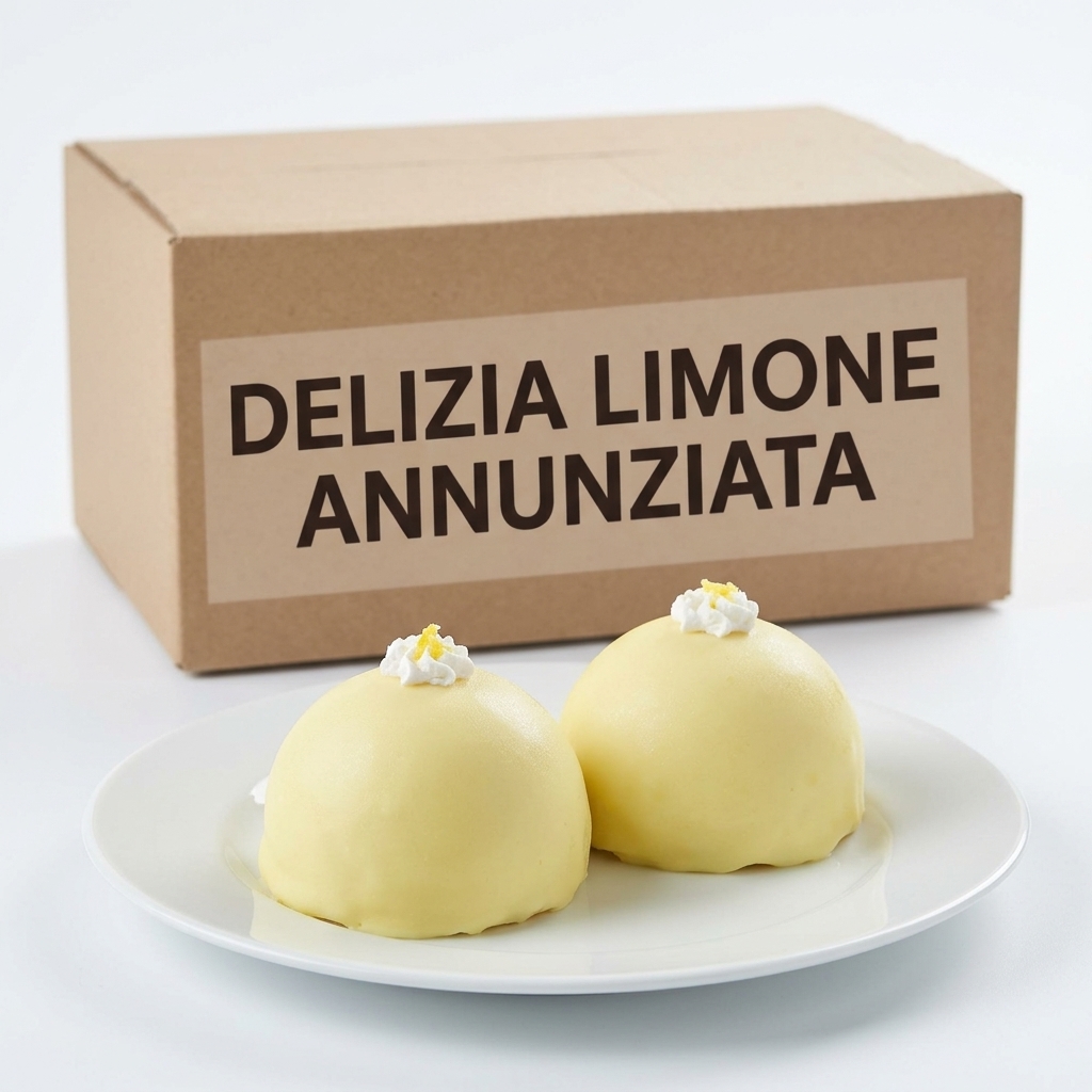 Delizia Limone Monoporzione 125 g (Cartone 6 pz) ANN