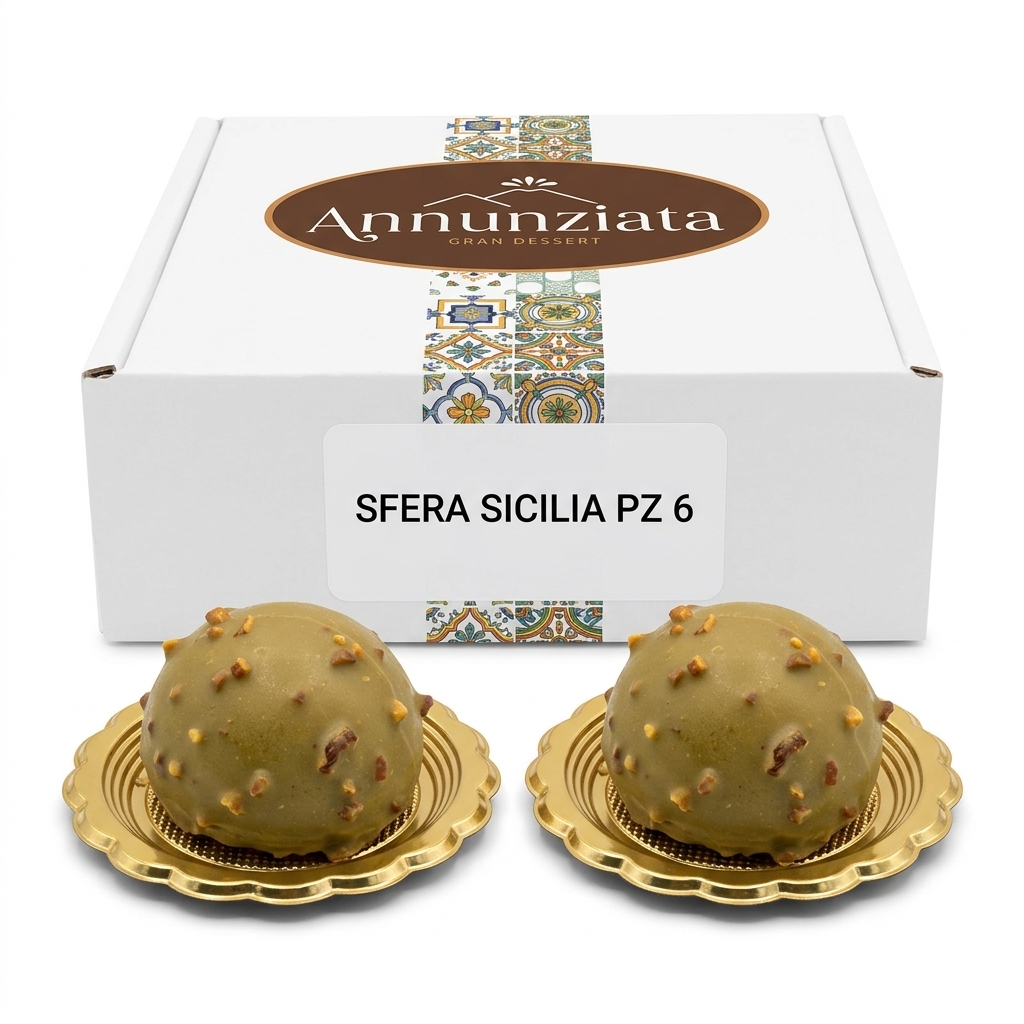 Sfera Sicilia Monoporzione ca. 150 g (Cartone 6 pz) ANN