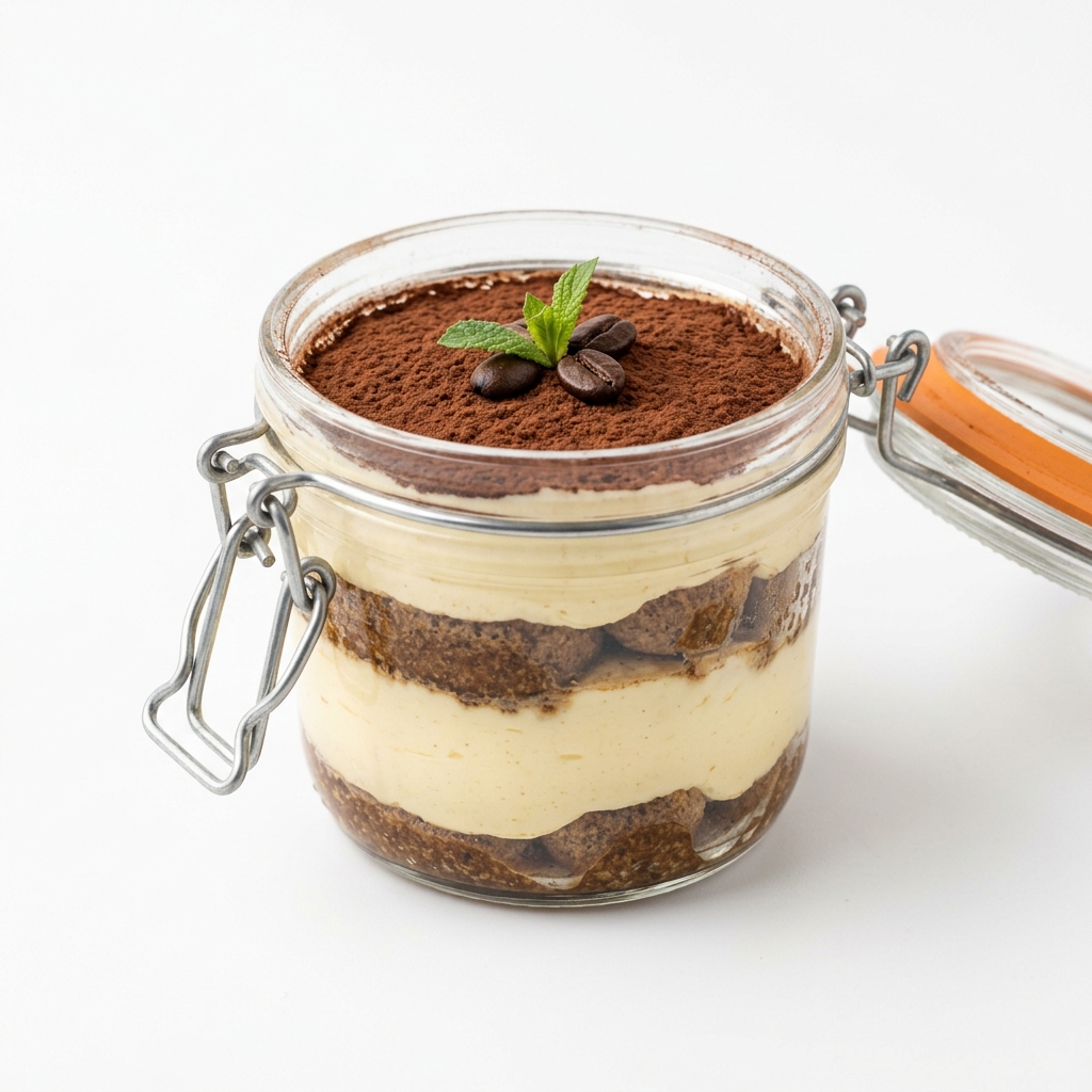 Boccaccio Tiramisu in Vetro Monoporzione 120 g (Cartone 10 pz) ANN
