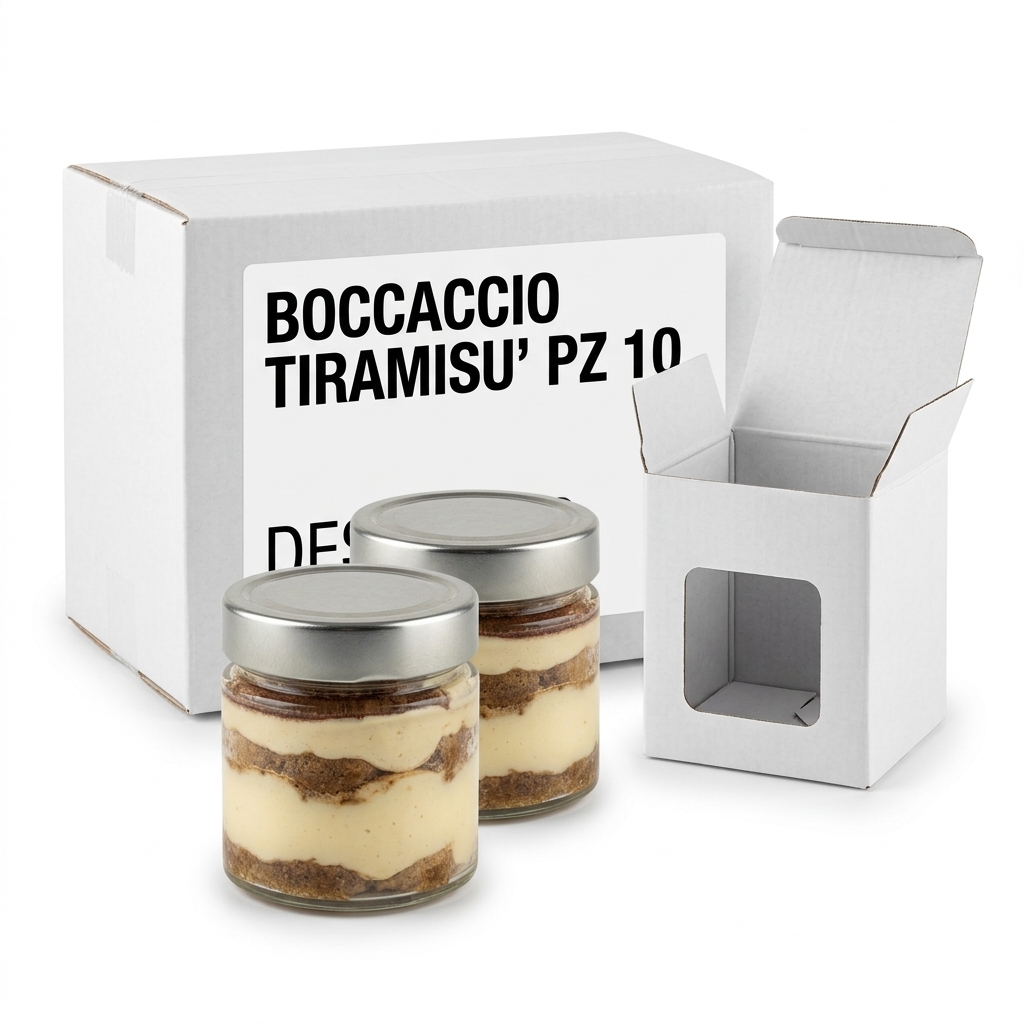 Boccaccio Tiramisu en Verre Portion individuelle env. 120 g (Carton 10 pcs) ANN