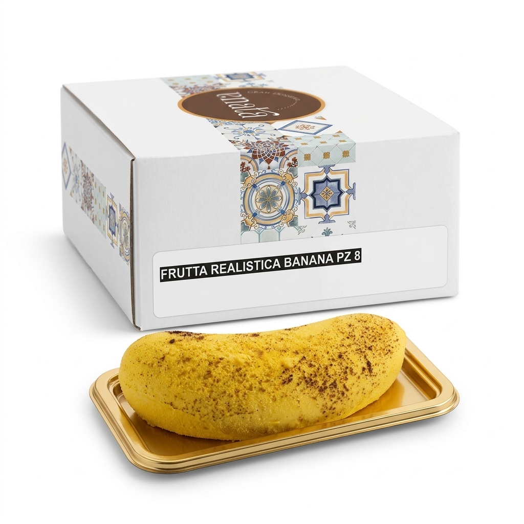Frutta Realistica Banana Monoporzione (Cartone 8 pz) ANN