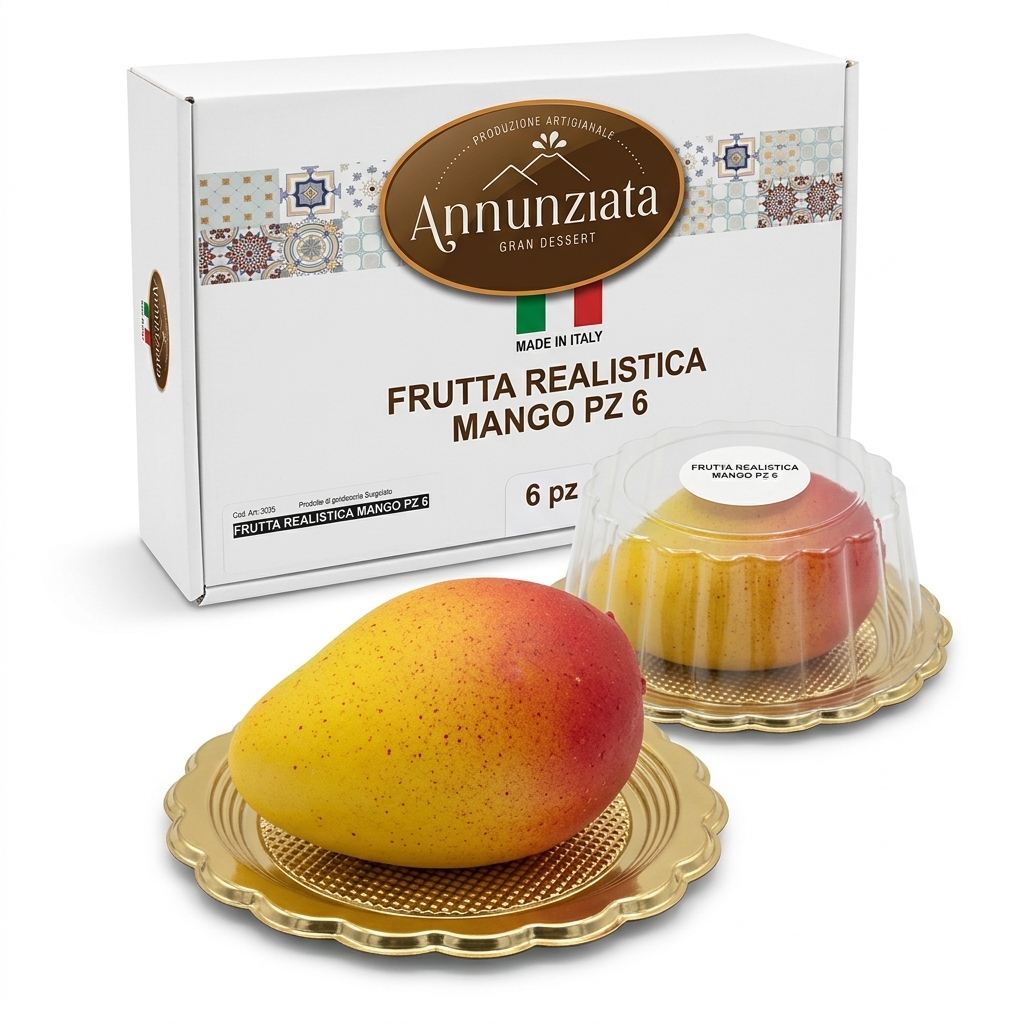Frutta Realistica Mango Einzelportion (Karton 6 Stk) ANN