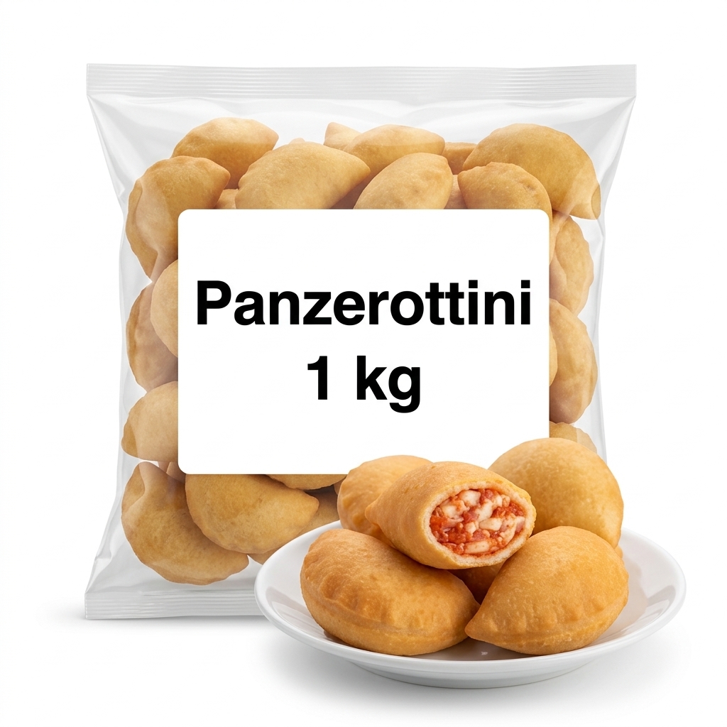 Panzerottini / Calzoncello Mozzarella e Pomodoro 28 g Surgelati (Cartone 4 × 1 kg) POL