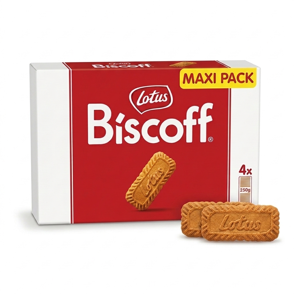 Biscoff Original Karamellgebäck Lotus 4x250 g