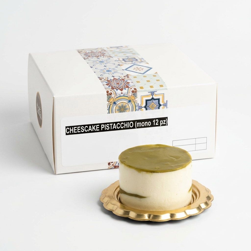 Pistachio Cheesecake Single Portion approx. 90 g (Carton 12 pcs) ANN