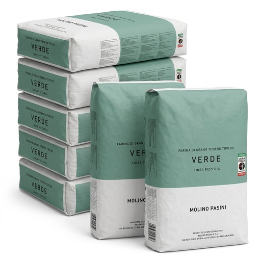 Weichweizenmehl Typ 00 Linea Pizzeria Verde 25 kg — Molino Pasini