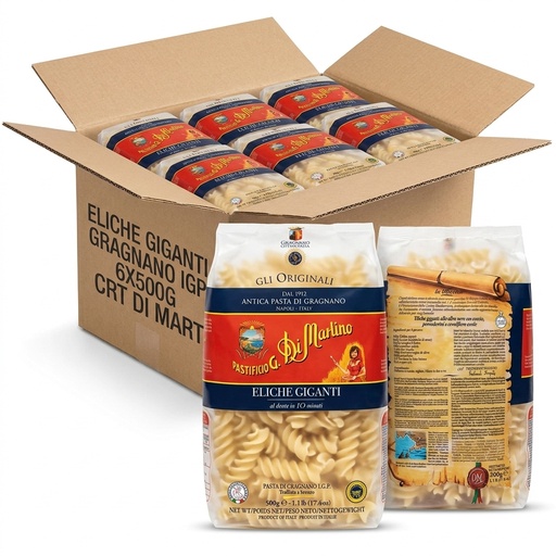 Eliche Giganti Gragnano IGP 500 g (Cartone 6) — Di Martino