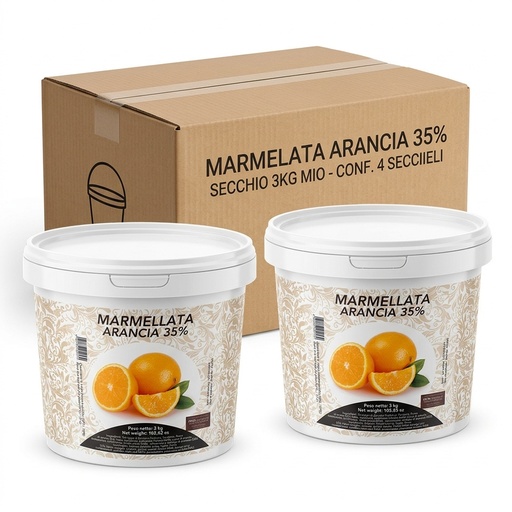 Passata di Arancia 35% Secchio 3 kg — MIO