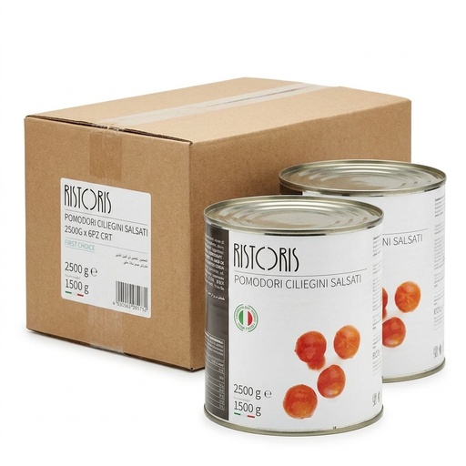 Tomates Cerises en Sauce 2500 g (Carton de 6) — Ristoris
