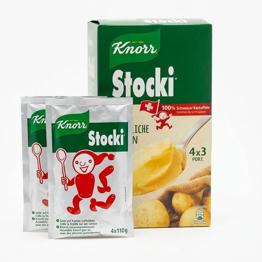 Stocki Préparation pour Purée de Pommes de Terre 440 g (4x110 g) — Knorr