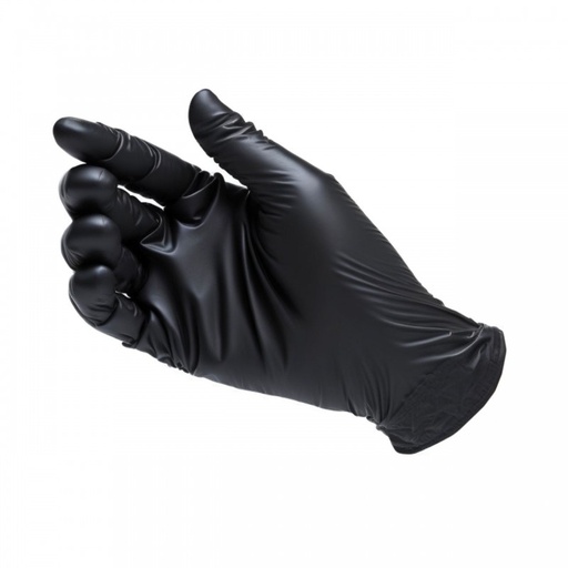 GUANTI USA E GETTA NERI NITRIL "XL" 100PZ CONF 10 CONF CRT JIRR
