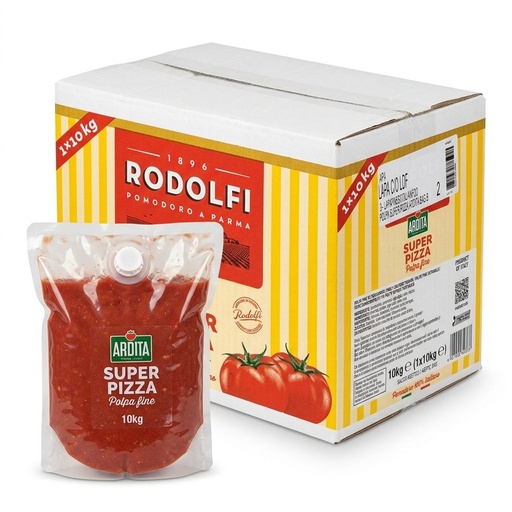 Pulpe de Tomate Super Pizza Ardita Bag in Box 10 kg — Rodolfi 1896