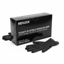 Disposable Nitrile Gloves Reflexx Black Size S - Pack of 100