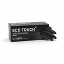 GUANTI ECO TOUCH TOTAL BLACK NITRILE NERO L 100PZ CONF CART