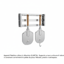 Appendi Palettino a Muro in Alluminio GI.METAL