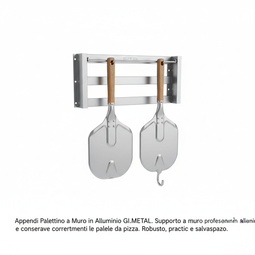 [AC-APL] Appendi Palettino a Muro in Alluminio GI.METAL
