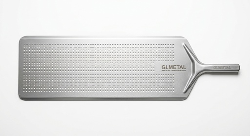 [AM-4090AF] Asse Alluminio Anodizzato Forata Rettangolare 40x90cm per Pizza al Metro/in Pala - GI.METAL