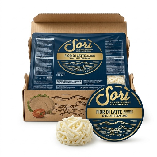 Fior di Latte Julienne 100% Campania 3kg (Sorì)